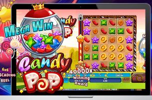 candy pop game banner