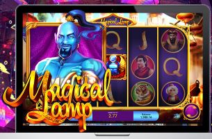 magical lamp game banner