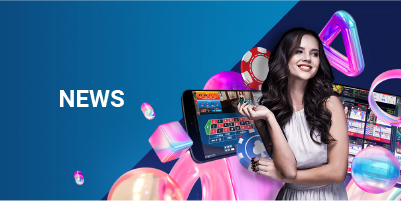 Girl with slots and mobile tables and phone in the background