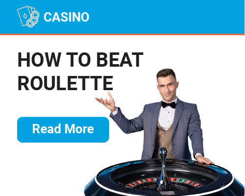 roulette table with man server