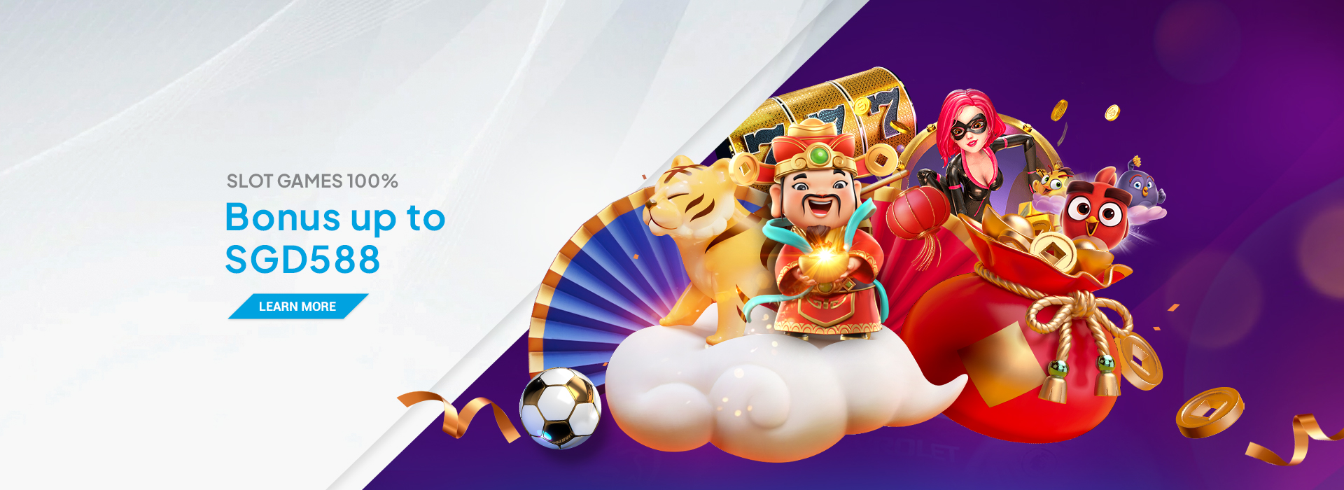 Slot Bonus Up To SGD588